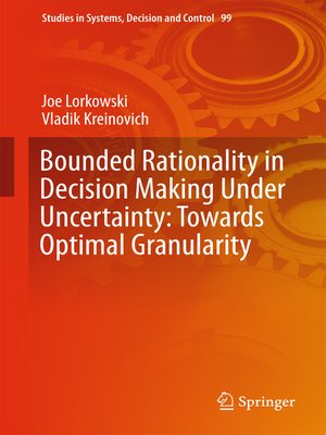 cover image of Bounded Rationality in Decision Making Under Uncertainty